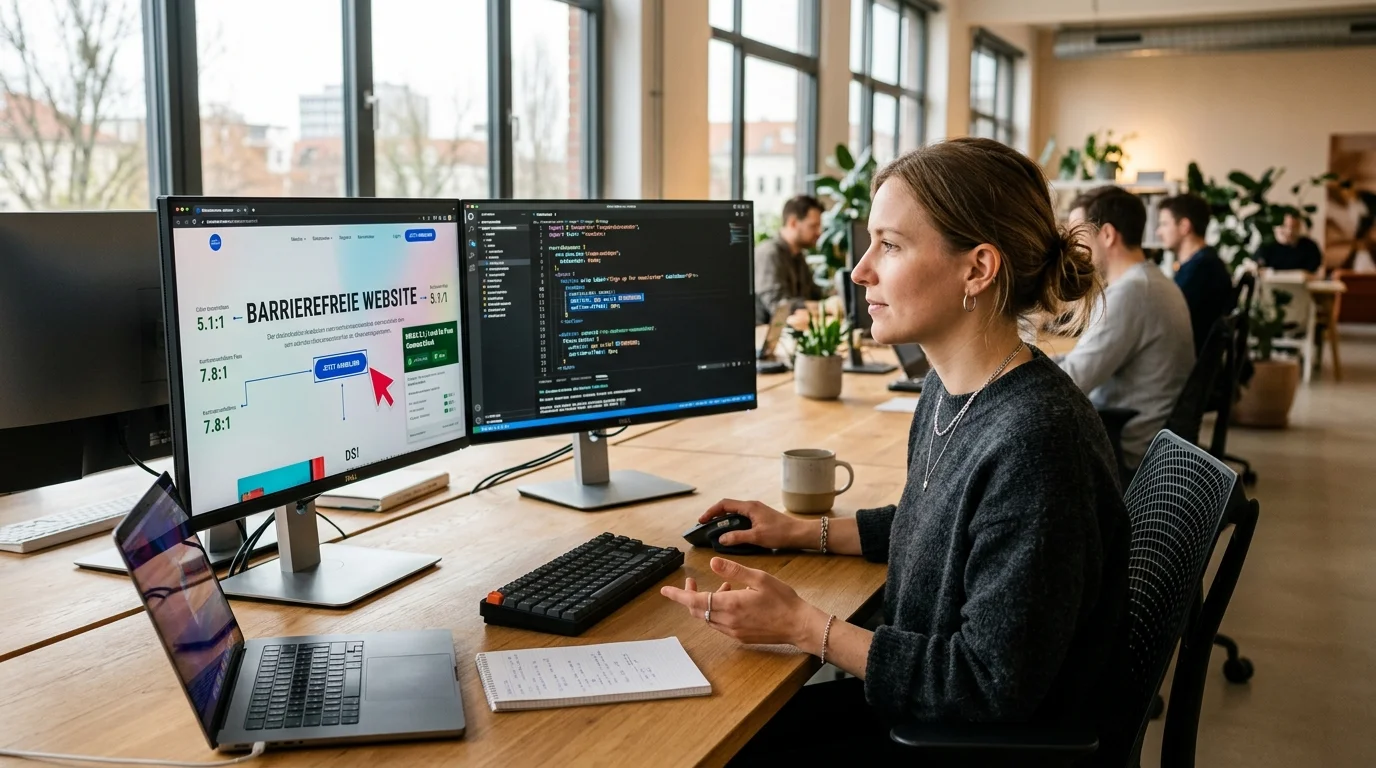Barrierefreie Website und BFSG Compliance Analyse im Webdesign