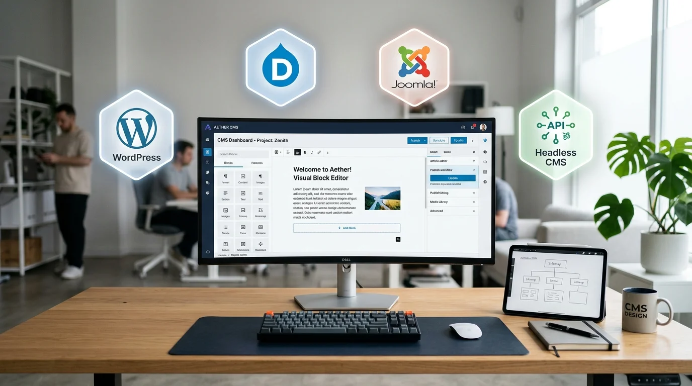 Braucht meine Website ein CMS? Content-Management-Systeme 2026 im großen Architektur-Vergleich