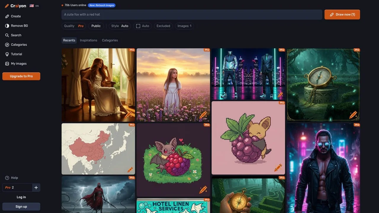 Craiyon KI Bildgenerator Prompting und Ergebnisse