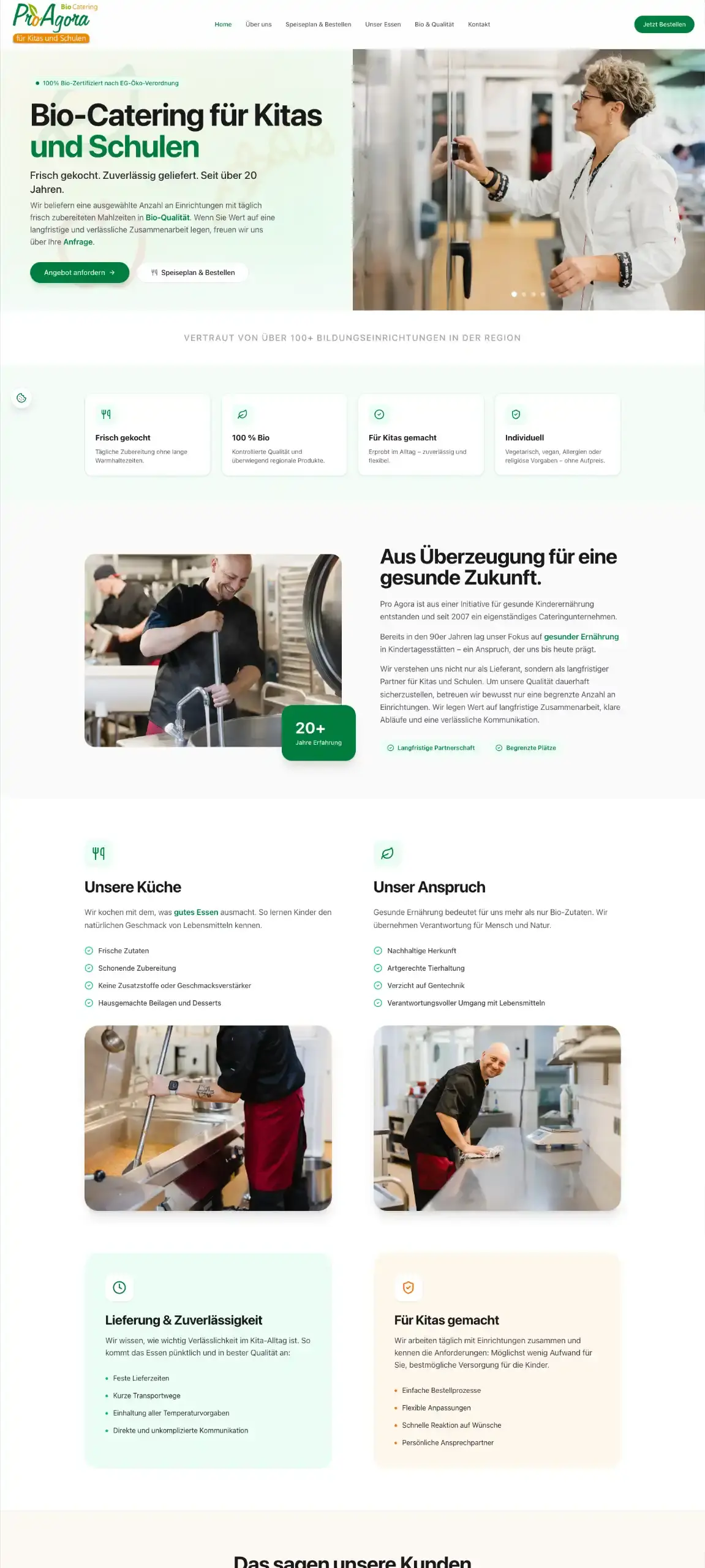 ProAgora Catering Webdesign