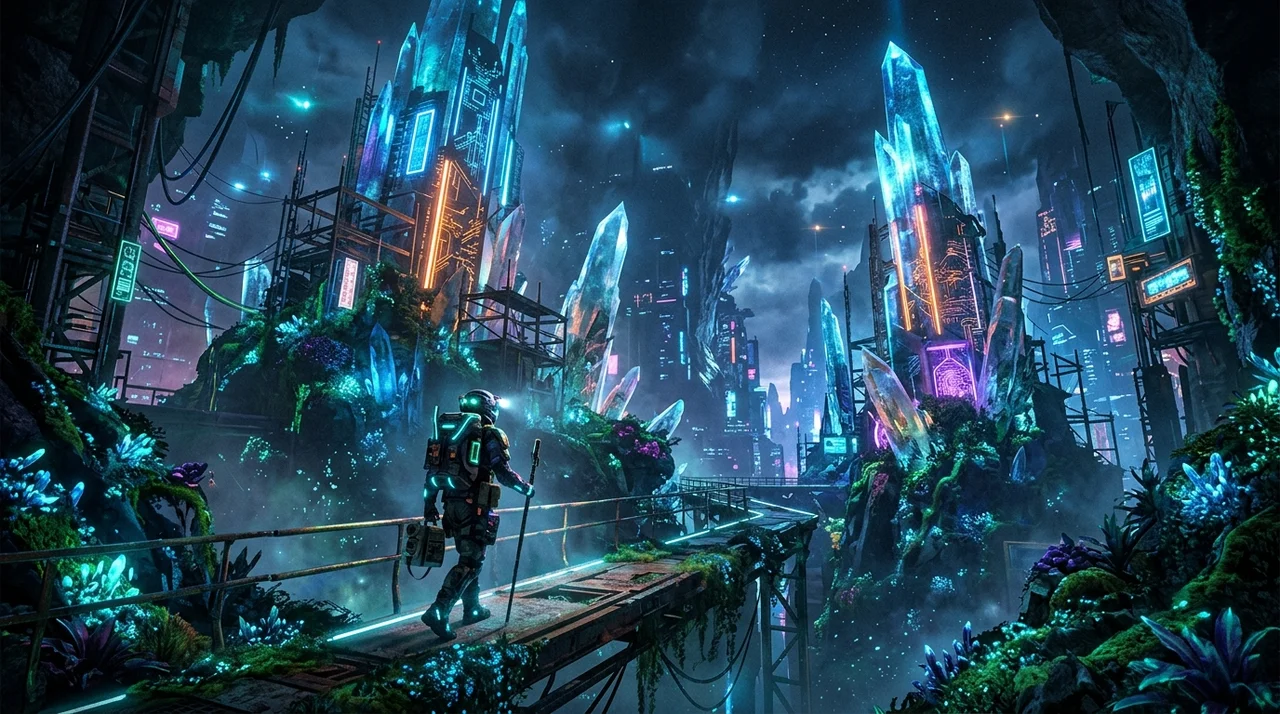 Stable Diffusion Sci-Fi Konzeptkunst und 3D-Stile