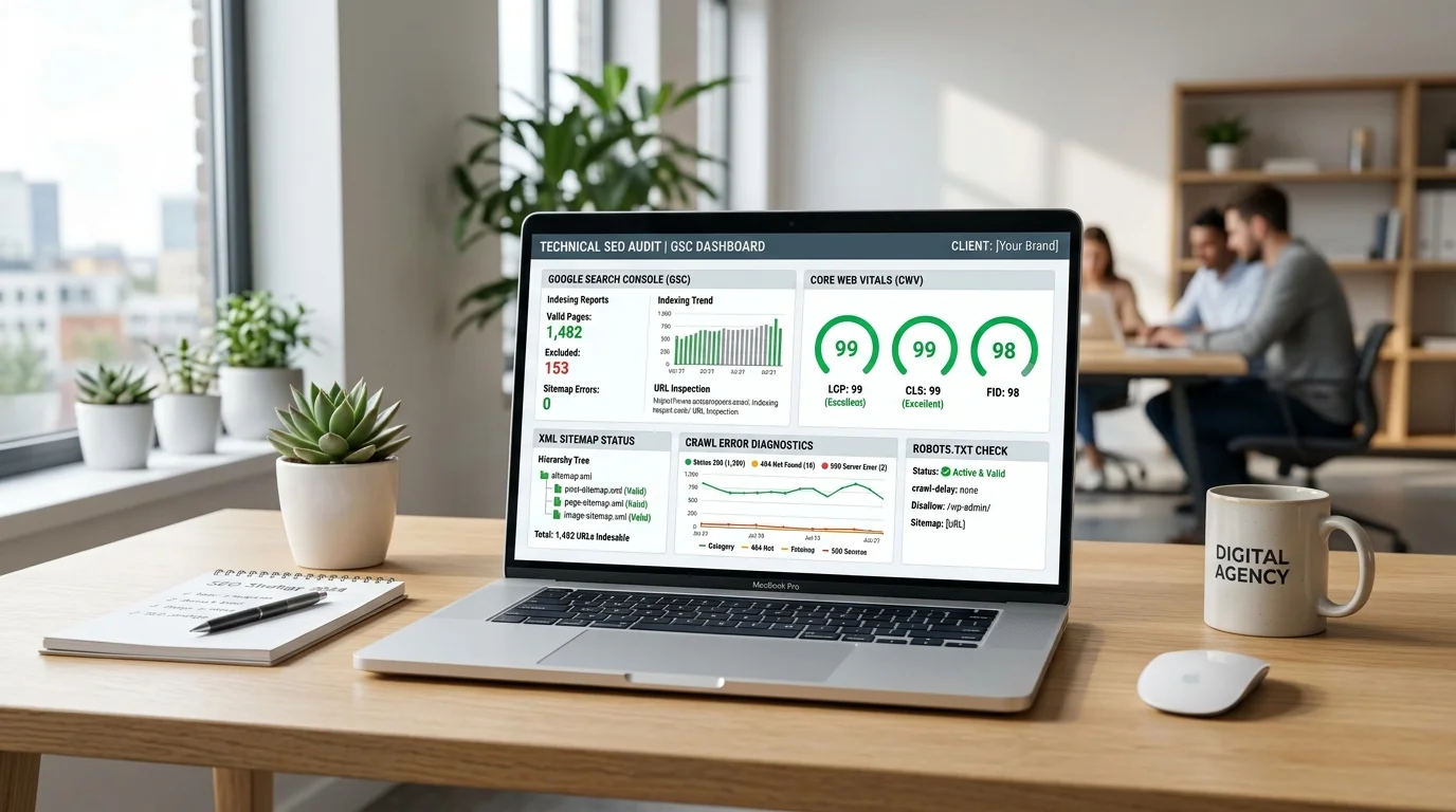 Technisches SEO: Fundament für Rankings in 2026