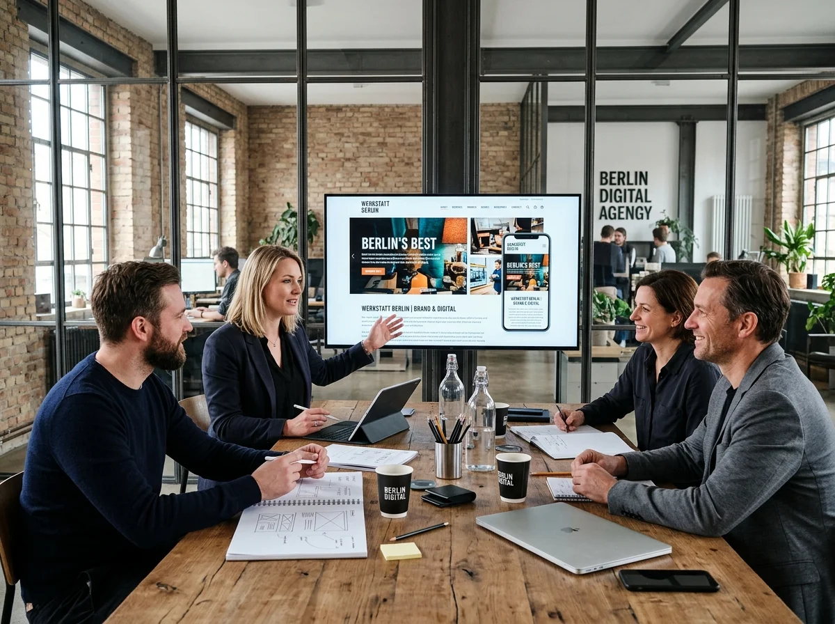 Professionelle Webdesign Agentur Beratung und maßgeschneiderte Website Konzepte in Berlin