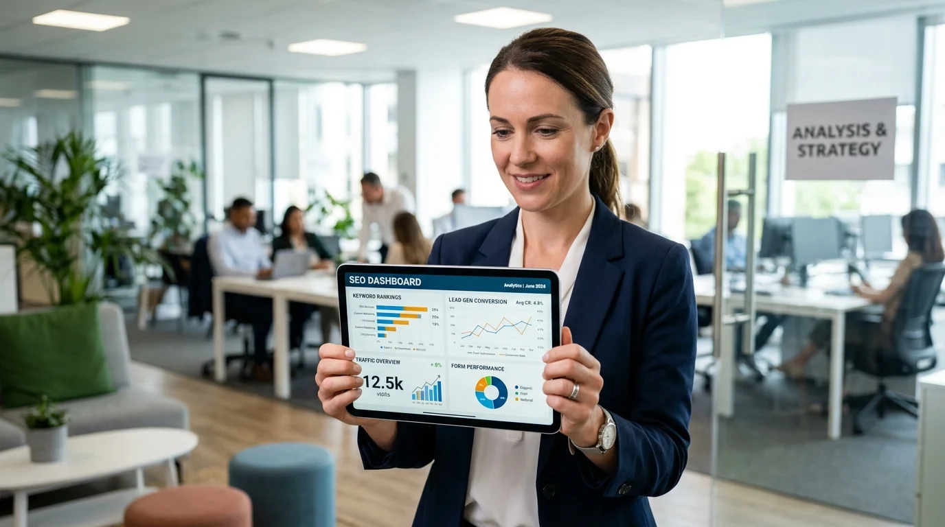 Rank Math SEO und Fluent Forms Lead Generation Dashboard
