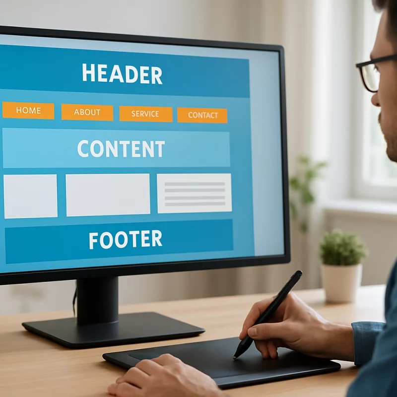 Layout einer Website, Wordpress Website erstellen lassen