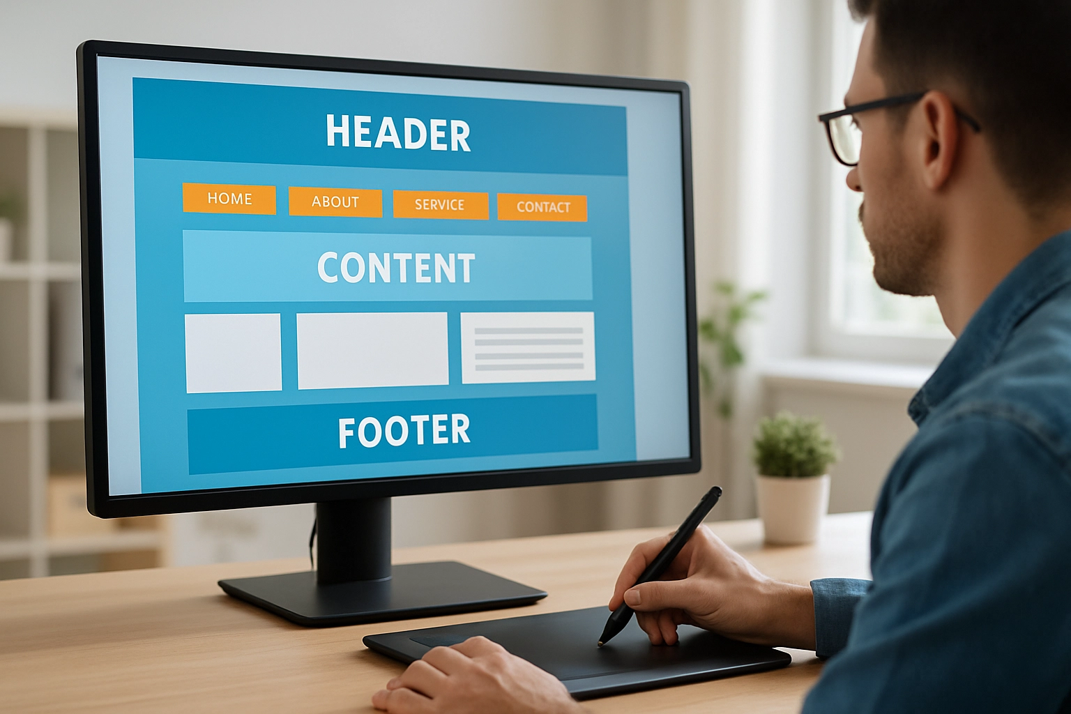 Layout einer Website