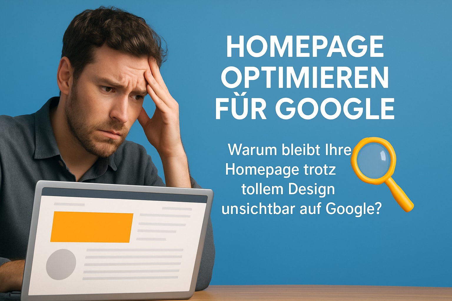Homepage optimieren für Google - Beste Leitfaden 2025