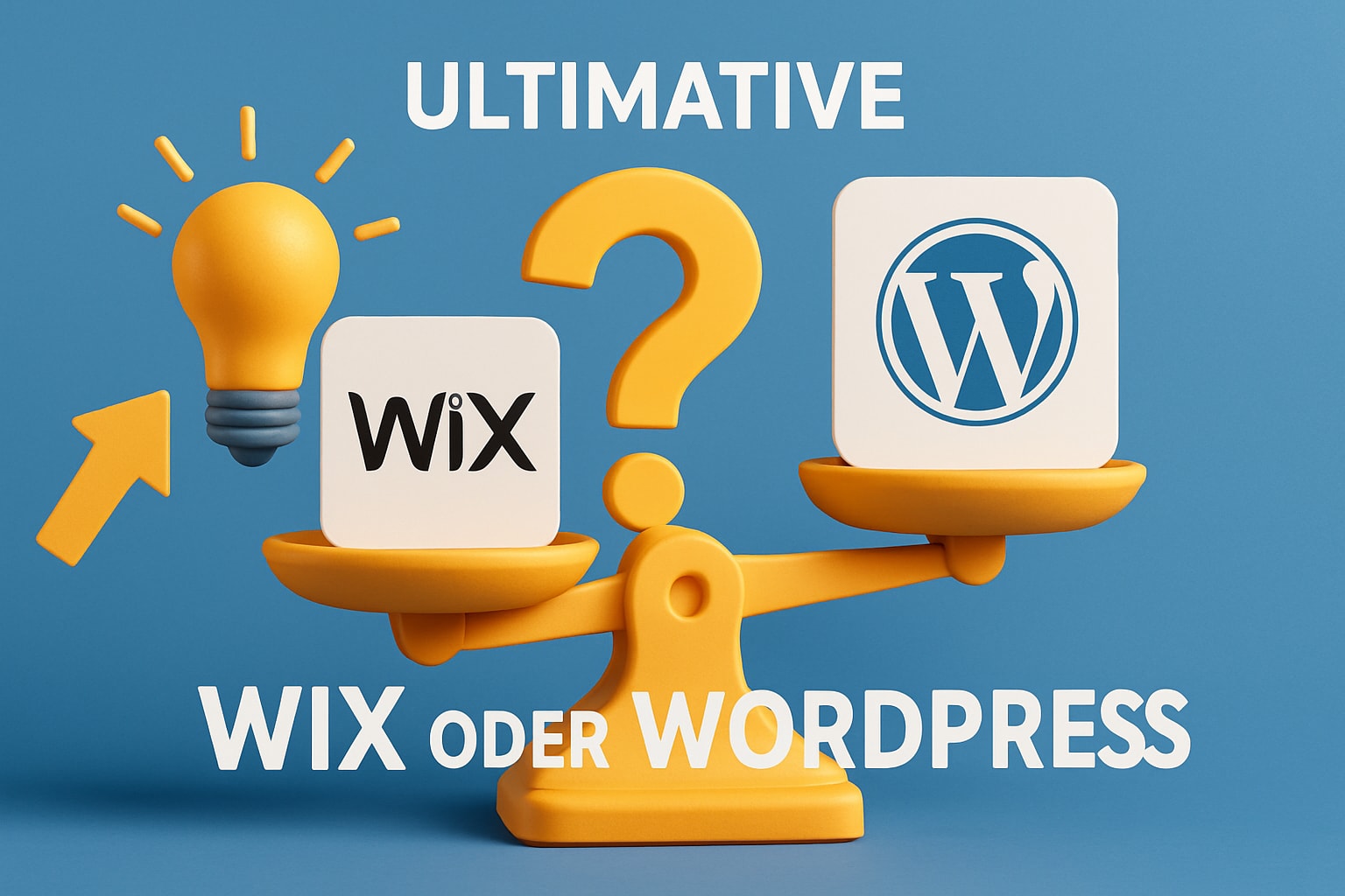 Wix oder WordPress - Der Ultimative Vergleich 2026