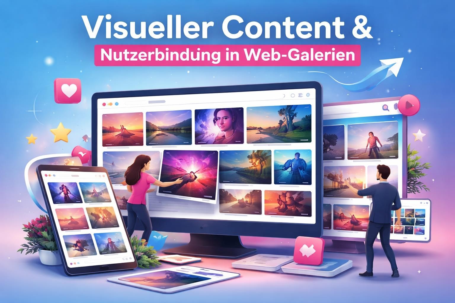 Gallery Webdesign: So setzt Sie Bildergalerien perfekt um