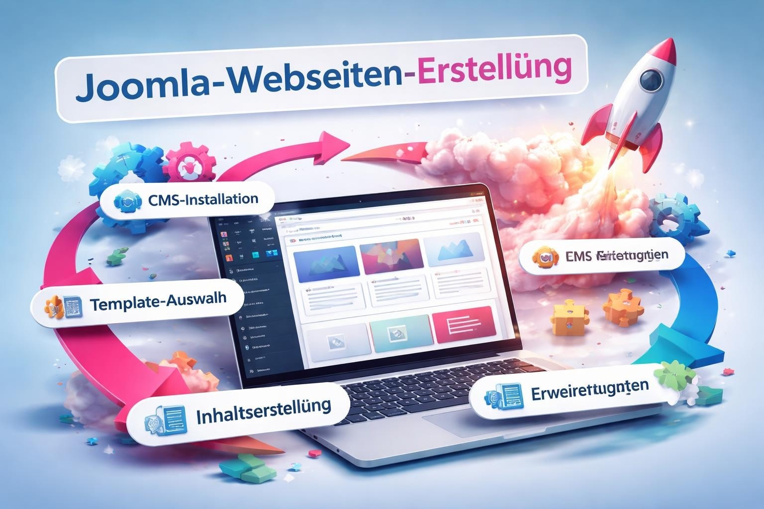 Website erstellen mit Joomla: Ihr Guide 2026