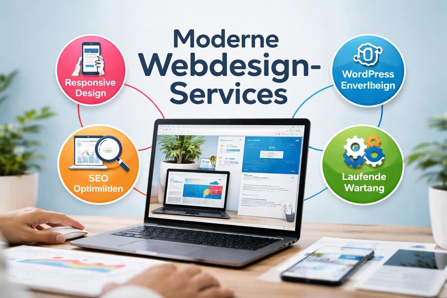 Services Webdesign: Die wichtigsten Leistungen 2026